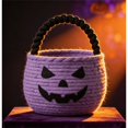 thumbnail image 3 of TAROFIIH Halloween Candy Gift Basketâ20x20 Cm Cotton-Woven Candy Basket, A Reusable Holiday Candy Storage Basket for Parties; Small Woven Basket, Ideal for Gift-Giving, 3 of 5