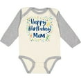 thumbnail image 3 of Inktastic Happy Birthday Mom Boys or Girls Long Sleeve Baby Bodysuit, 3 of 5