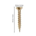 thumbnail image 2 of FENGGUIQU 16Ud Clavos De Dorado Para Espejos Y Muebles Con Tornillo Autorroscante Resistente, 2 of 8