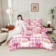 thumbnail image 4 of Castle Fairy 2-Piece Twin Santa Plaid Christmas Comforter Set, 4 of 8