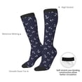 thumbnail image 4 of Naloa Anchor Thigh High Socks Extra Long Stretchy Sock Women Over Knee High Opaque Stocking Daily Wear, 4 of 6