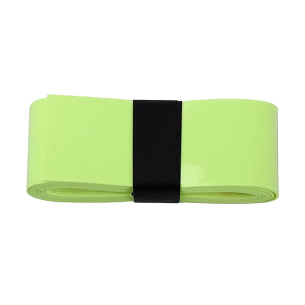 Soidarity Sobregrip de tenis de PU con superficie múltiple: raqueta de bádminton de secado rápido de larga duración y no tóxico Bádminton Amarillo fluorescente