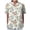 White, variant on TOWMUS Floral Summer Tops Blouses Women's Summer Lapel Print Cotton and Linen Top Shirts for Women Linen Ladies Blouses White