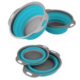 thumbnail image 1 of Escurridor Silicona Plegable Dos Piezas Azul Gris Adepaton WFLD-271, 1 of 1