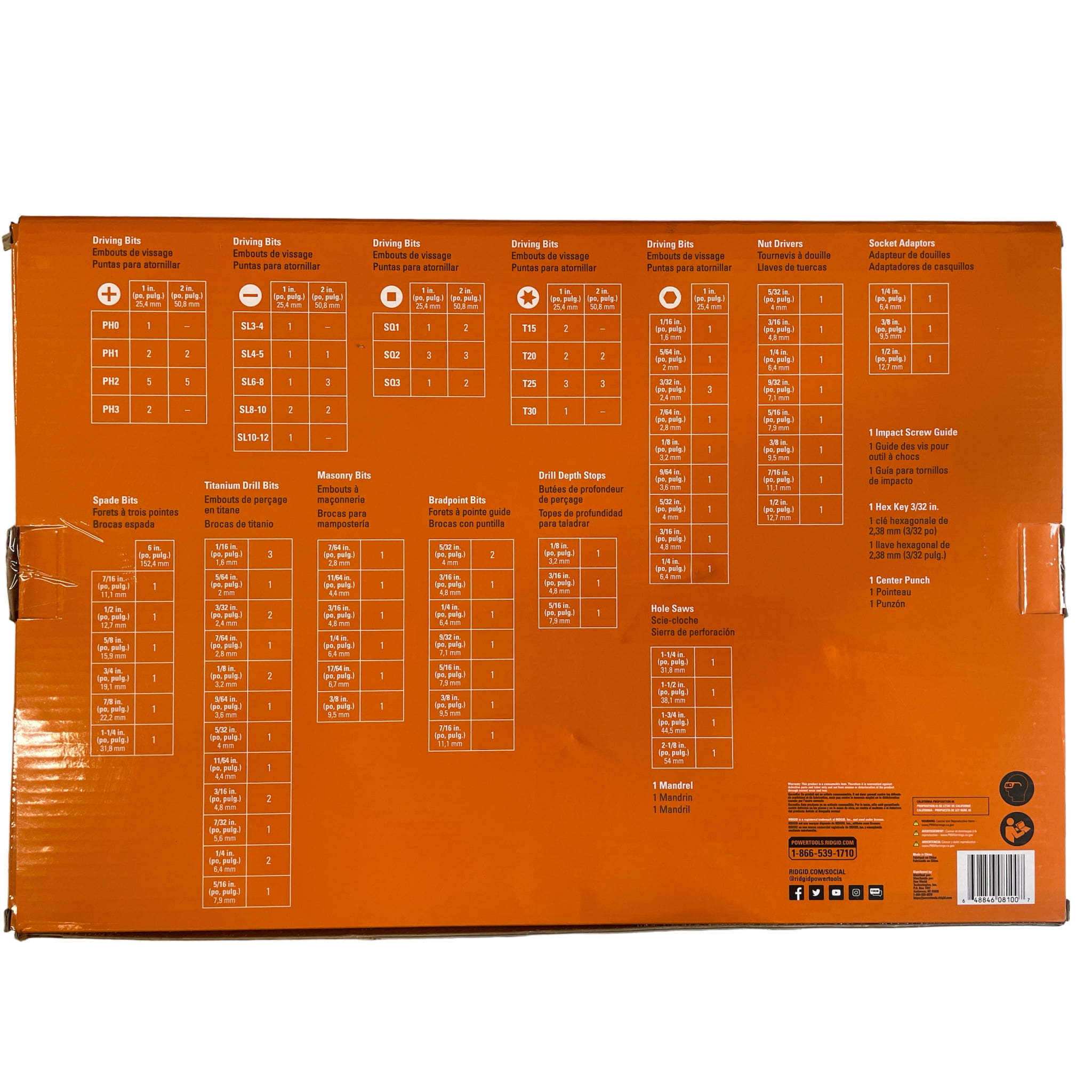 RIDGID Drill  Drive Set (125-Piece)