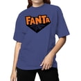 thumbnail image 2 of Officially Licensed Fanta Fantasmic Haunt Spiderweb Theme Women's T-shirt, 2 of 3