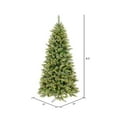 thumbnail image 3 of Vickerman 8.5' Cashmere Slim Artificial Christmas Tree, Warm White Dura-Lit® LED Lights, 3 of 4