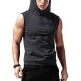 thumbnail image 1 of Débardeurs de Musculation Sans Manches pour Hommes, Gris Foncé, m, 1 of 4