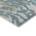 thumbnail image 5 of HomeRoots 669488 5 x 8 ft. Teal & Ivory Animal Print Washable Machine Made Rectangle Area Rug with UV Protection, 5 of 7