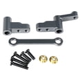 thumbnail image 2 of Kits de dirección de coche RC, conjunto de dirección de coche RC, pieza de repuesto, piezas metálicas de repuesto resistentes para coche RC 1/14 14301 Gris, 2 of 8