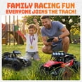 thumbnail image 6 of YCFUN Remote Control Cars, 1:14 Scale RC Rock Crawler with Lights, Metal Shell & 2 Batteries, 2.4GHz Off Road RC Trucks for Kids Adults (Red), 6 of 9