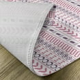 thumbnail image 5 of Ambesonne Trippy Place Mats Set of 4, Folk Like Flowers Circles, Standard Size, Pink Purple, 5 of 6