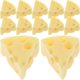 thumbnail image 4 of Artificial Mini Cheese Model Kitchen Decor Realistic Texture Classical Design Resin Material 1.80X1.80X1.00CM 50Pcs, 4 of 5