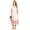 White With Pink Flower, variant on Long Nightgown for Women Short Sleeve Sleepwear Plus Size Loungewear Mumu Dress Lounge Dress with Pockets