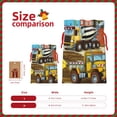 thumbnail image 3 of Pofeuu Different Construction Site Vehicles Print Burlap Bags with Drawstrings Drawstring Gift Bags Pouch Bag for Thankgiving Birthday Party Gift Wrapping Treats and Party Favors-Small, 3 of 9
