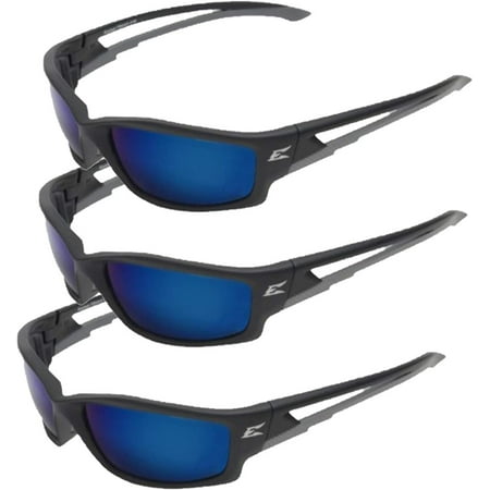 

Cynthiady TSKAP218 Kazbek Polarized Safety Glasses Black with Aqua Precision Blue Mirror Lens (3)