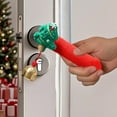 thumbnail image 5 of Kumdkd Green Christmas Door Handle Covers, Plush Polyester Door Knob Decorations, Easy Slip-On Festive Gloves for Home Cabinet & Entry Doors, Reusable Holiday Decor, 7.28x2.17x1.18in Set of 1, 5 of 6
