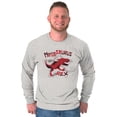 thumbnail image 3 of Ninjasaurus Rex Tyrannosaurus Turtle Men's Long Sleeve Tee T Shirt Brisco Brands X, 3 of 5