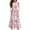 #A23-Pink, variant on Abcomgle Girls Maxi Dresses 7-16 A-Line Ruffle Long Sleeve Girls Long Dresses Strawberry Graphic Crew Neck Sundresses Flowy Tiered Dresses with Pockets,Green