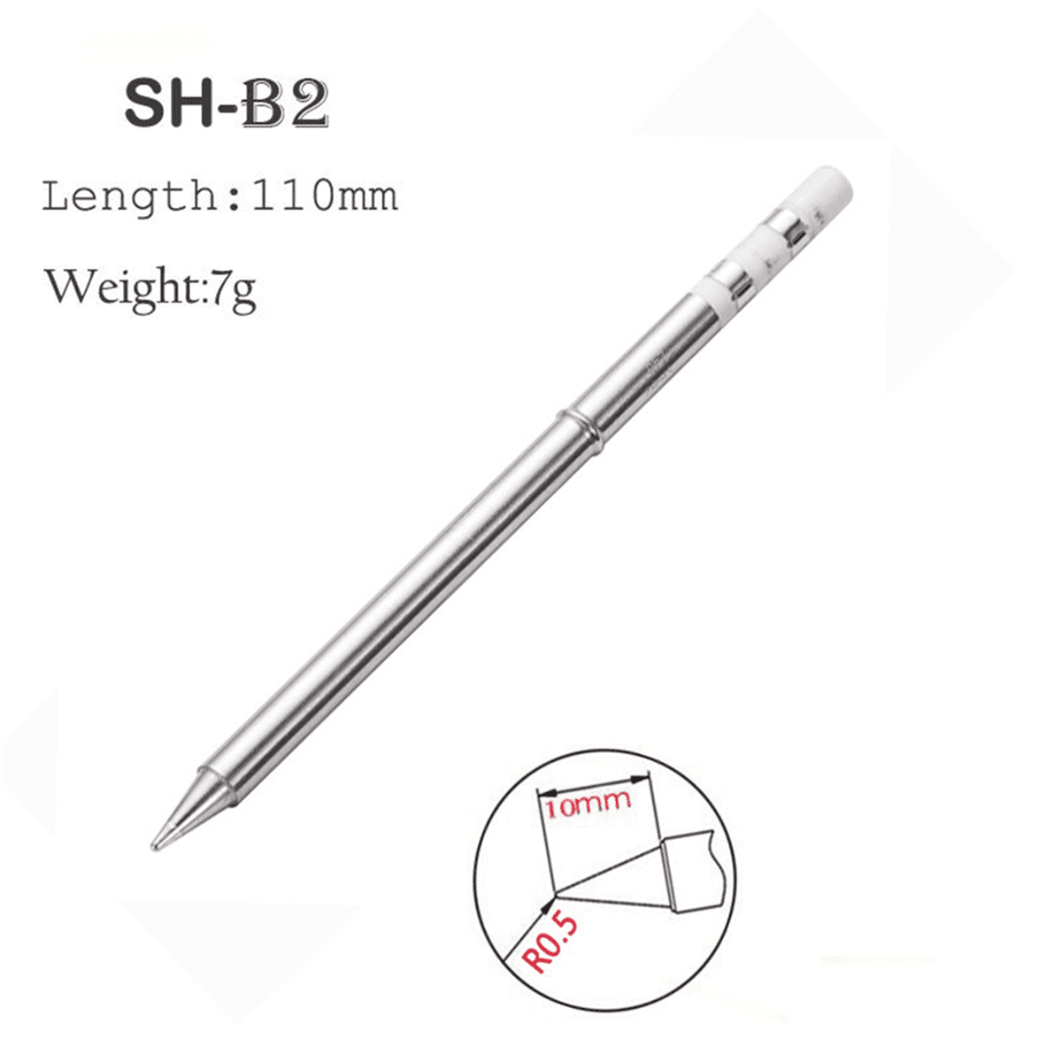 SH72 Soldering Iron 65W 12-24V 220-400℃ Adjustable Temperature SH72 B2 Welding Tool Not T12 Transparent White,1x Soldering Iron,Transparent White