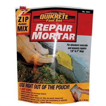 Quikrete Fast Set Repair Mortar 3 lb Gray