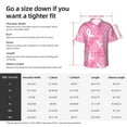 thumbnail image 5 of Disketp Hawaiian Shirts For Men,Breast Cancer Awareness Print Mens Casual Short Sleeve Button Down Shirts Beach Shirt, 5 of 7