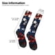thumbnail image 2 of Balery Red Blue White Stars Calcetines novedosos Calcetines deportivos Calcetines hasta la rodilla Calcetines de algodón Calcetines originales y geniales, 2 of 6