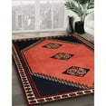 thumbnail image 2 of Ahgly Company Indoor Square Traditional Deep Red Southwestern Area Rugs, 7' Square, 2 of 6
