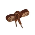 thumbnail image 2 of INSPIRE CHIC Women's Wide Ribbon Shoe Laces Flat Velvet Shoelaces Strings Brown 80cm/31", 2 of 6