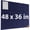 Dark Blue, variant on MaxGear Large Cork Board for Wall 48" x 36", 12 Pack Felt Wall Tiles with Pushpins, Black Bulletin Board, Pin Board Tack Board for Office, Home, Decoration