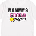 thumbnail image 4 of Inktastic Mommys Little Pitcher Softball Girls Long Sleeve Toddler T-Shirt, 4 of 5