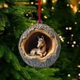 thumbnail image 3 of Ornement de Noël Animal Ornement de Sapin de Noël Motif Animal Ornement Acrylique 2D Décoration Animale Saisonnière pour Sapin de Noël Plafond Souvenir de Noël Lustre Guirlande Suspendue Guirlande de Noël, 3 of 3