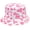 Pink Cow, variant on CoCopeaunts Cow Bucket Hat for Women Packable Double-Sided Wear Summer Cotton Men Fisherman Hat Beach Outdoor Sunshade Caps
