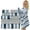 Green, variant on 8 Pcs Gray White Stripe Large Bath Towel Set Oversized Bath Sheet 2 Bathroom Towels,2 Hand Towels,4 Washcloths Soft Jumbo Towels Absorbent Shower Towel Quick Dry Beach Chair Spa Gym Hotel Towel Set