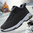thumbnail image 4 of Nuevas zapatillas de deporte de invierno para hombre, botas de nieve amarillas a la moda de Color sólido para hombre, zapatos de senderismo antideslizantes para exteriores, calzado deportivo impermeab, 4 of 5