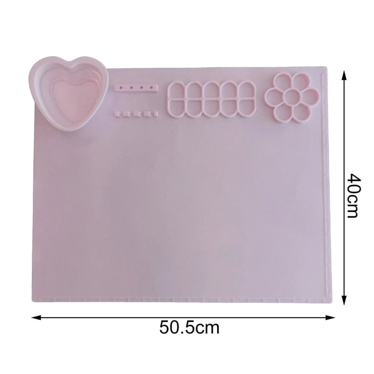 Homemaxs Silicone Craft Mat Kids DIY Painting Mat Non-Stick Silicone Sheet for Resin Casting, Kids Unisex, Size: 60x40cm