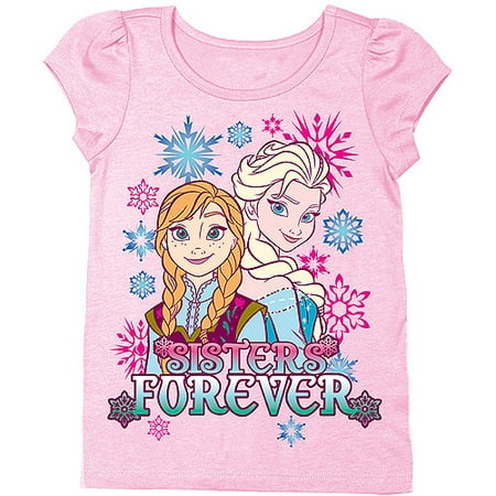 Disney Frozen - Disney Frozen Sisters Forever Toddler Girl Graphic T ...