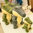 thumbnail image 4 of 2Pcs 9" Crocodile Plush Stuffed Animals Plushie Cute Soft Cuddle Pillow for Boys Girls,Green, 4 of 5