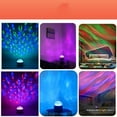 thumbnail image 7 of 2 Scene - Ocean Wave & 3D Water Ripple Projector Light, Northern Light Projector, 16 Colors Galaxy Ceiling Lamp Mood Ambient Lighting for Bedroom, Rechargeable, Remote Control, Gift, 7 of 7