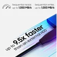 thumbnail image 4 of Disco duro externo SSD portátil T7 de 500 TB, 500 GB, 1 TB, 2 TB, disco duro de estado sólido, compatible con USB 3.2 Gen 2, SSD para computadora portátil, escritorio, PS5, 4 of 5