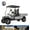 Silver, variant on Massimo MVR Cargo Max Electric Utility Golf Cart 48V 5kW Motor - Blue