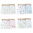 thumbnail image 2 of Chenyin 2-10T Girls Boys 2 Pack Cotton Shorts for Kids Baby Summer Mesh Shorts Loose Pajamas Shorts Pants for Unisex, 2 of 9