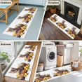 thumbnail image 6 of 2x6 Washable Runner Rug, Cute Cat Non-Slip Hallway Runner for Entryway Kitchen Bedroom, and Fruits Purple Grapes Indoor Carpet Runner Floor Mat, 6 of 9