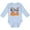 AE-Light Blue, variant on Inktastic Big Cousin Pumpkins with Fall Leaves Boys or Girls Long Sleeve Baby Bodysuit