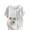 White, variant on Vmvidoty Womens Tops Dressy Casual Summer Women Casual Cotton And Linen Top Printed Short Sleeve Plus Tunics Button Tunic T-shirt Blouse Tops Ladies Tops Trendy Light Blue XXXXXL