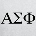thumbnail image 3 of CafePress - Alpha Sigma Phi Greek Letters Black Sweatshirt - Zip Hoodie, Classic Hooded Sweatshirt with Metal Zipper, 3 of 4