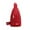 Red, variant on Sling Bag For Women Men, Casual Crossbody Sling Backpack