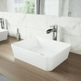 thumbnail image 4 of Vigo Vg04003 Sirena 17-3/4" Rectangular Stone Composite Vessel Bathroom Sink - White, 4 of 10