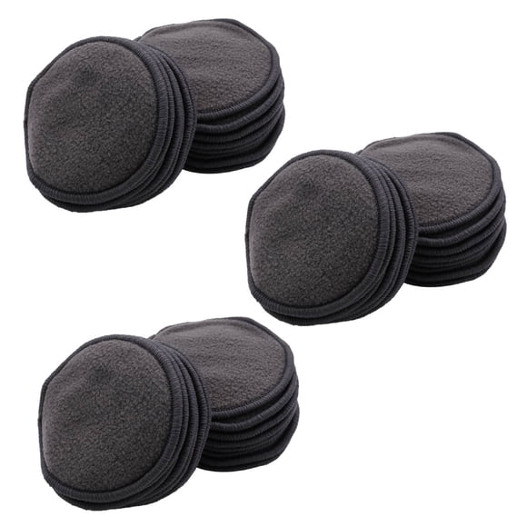 48Pcs Reusable Bamboo Cotton Make Up Remover Pads Washable Triple Layer Facial Skin Care Wipe Pads Cleaning Pad with Bag