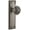 Antique Pewter, variant on Grandeur Windsor Door Knob with Fifth Avenue Plate